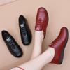 New Soft-soled Shoes, Spring and Autumn Non-slip Leather Shoes, Medium and Old Single Shoes, Comfortable Flat-soled Work Shoes for the Elderly