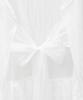 Rosiro Sheer Ribbon Balloon Dress White