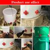 12 Pcs Horizontal Chicken Waterer Nipples with Drill Bits Automatic Leakproof Poultry Watering System for Chickens Duck Quail