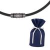 Colantotte Magnetic Necklace Crest Premium Color Necklace Limited Edition Gift Set (Premium Black, L) with Gift Wrapping