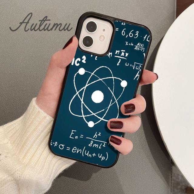 Чехол для телефона E mc2 Formula Math Funny Science для iPhone 11 12 13 14 Pro Max mini XR XS SE 2020 6S 7 8 Plus Samsung S21 S22