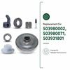 Clutch Drum Rim Sprocket Kit .325"-7T .325"-8T Oil Pump Worm Gear for Husqvarna 340 345 346XP 350 351 353 Chaaw Parts Kit