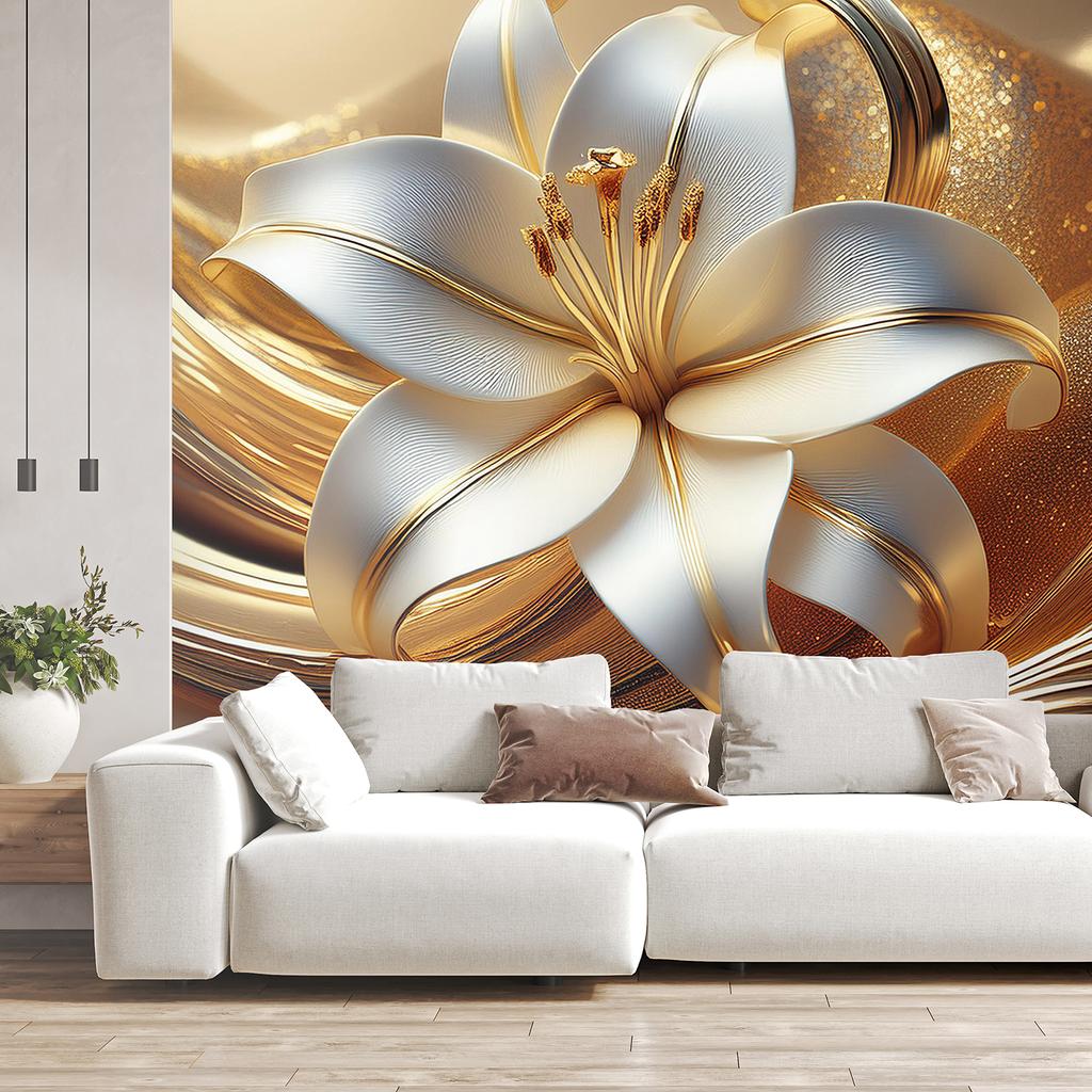 Wallpaper Lily Flower Glamour