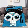 Kitten Pumpkin Art Cat Skull Blanket Flannel soft warm plush blanket sofa living room pet hogar bedroom gift home Car portable