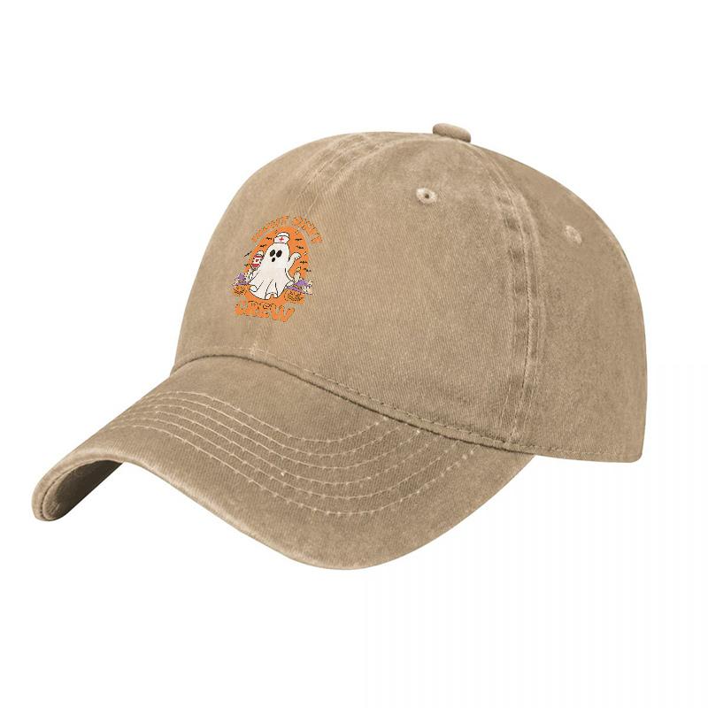 Ghostbusters Crew Logo Washed Cotton Baseball Cap Classic Black Adjustable Fit Unisex Design Fan Essentials