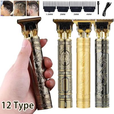 Профессиональная электрическая машинка для стрижки волос для мужчин, перезаряжаемая от USB, мужская электробритва, триммер для волос, машинка для стрижки бороды, парикмахерская машина для стрижки волос