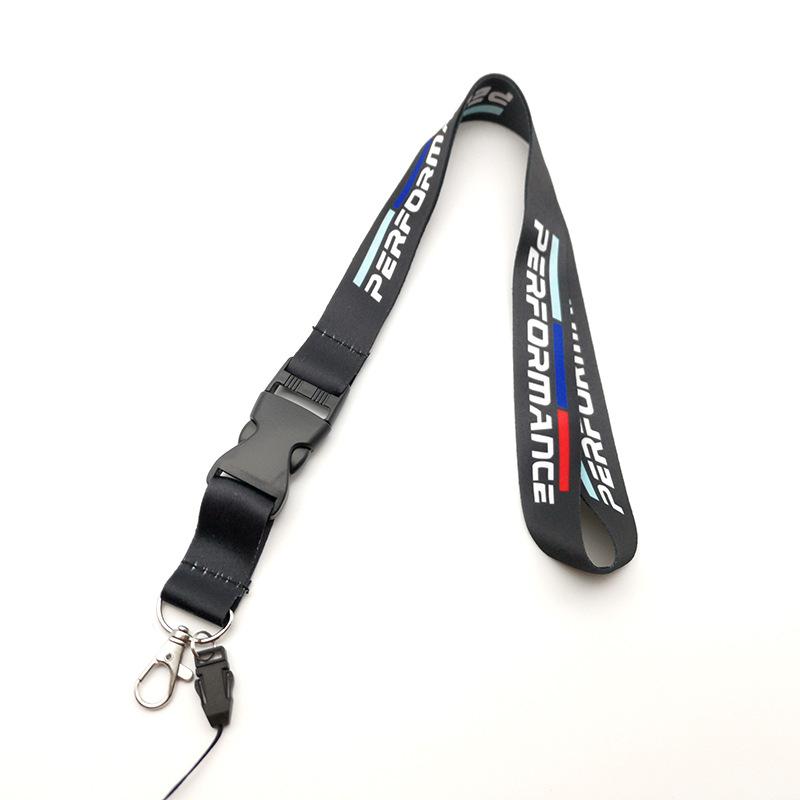 Modified Performance Logo Mobile Phone Lanyard Rope Embroidery Cloth Strip Wrist Strap Pendant For BMW M Performance E90 E60 E46 IMNOV1