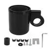 Motorcycle Handlebar Cup Holder Aluminium Alloy Adjustable Drink Holder Cups Water Bottle Handlebar