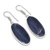 Серьги из стерлингового серебра 925 пробы с натуральным содалитом 1,77 дюйма A7T22