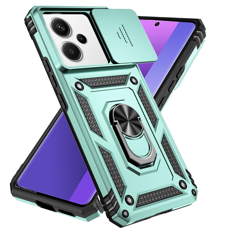 Для Xiaomi Redmi Note 13 Pro 5G чехол слайдер камера защитный чехол для Redmi Note13 Note 13Pro 5G магнитный держатель кольцо крышка