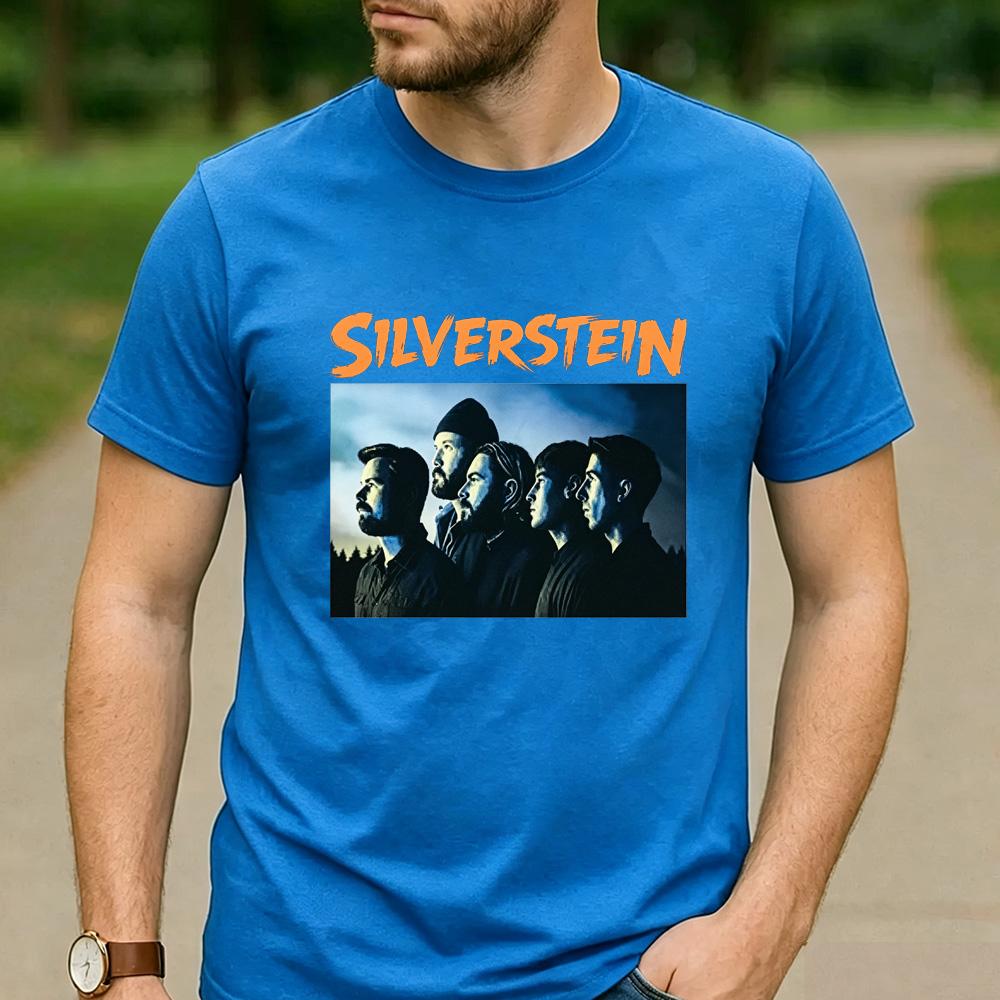 Silverstein Out Of This World Cotton T Shirt PostHardcore Band Graphic Unisex Short Sleeve Casual Streetwear Daily Music Tops