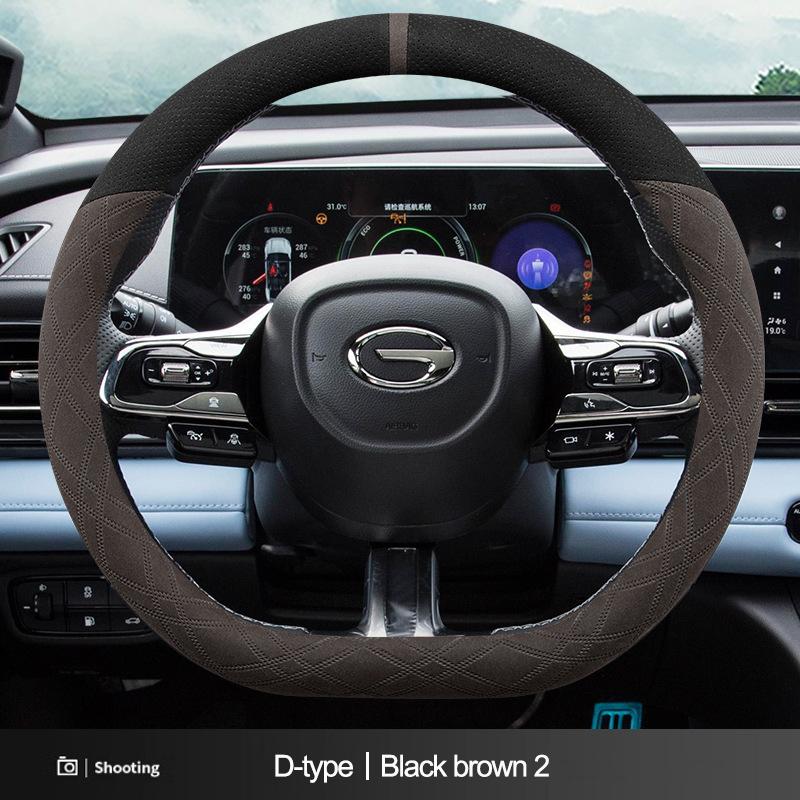 Декоративная накладка на руль автомобиля из замши, обмотка ручки для GAC Trumpchi GS4 Plus Empow M8 M6 Pro GS3 GA4 GA6