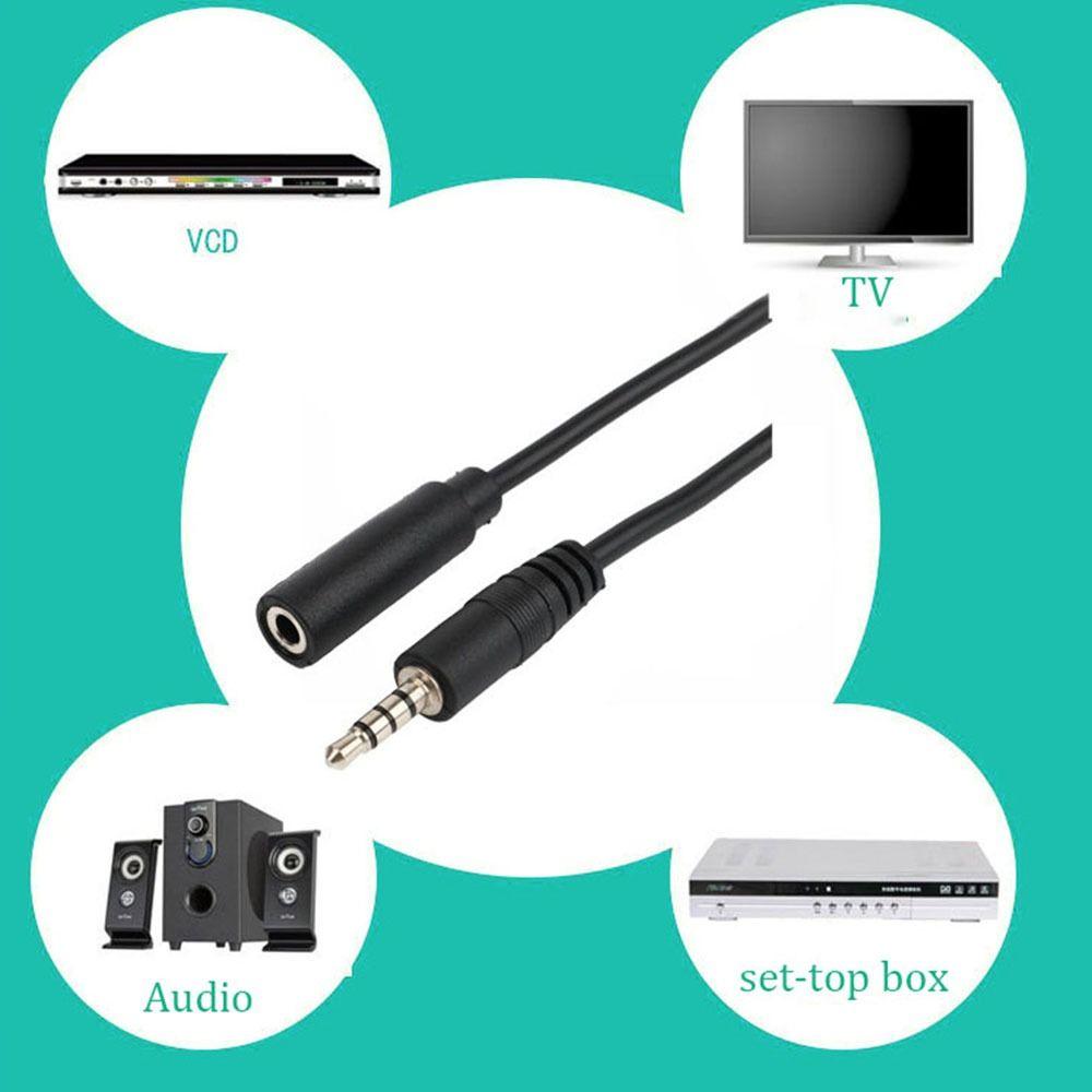 1Pcs 2/3/4Pins Mono Stereo AUX Connector 2.5mm/3.5mm DIY Audio Extension Wire AUX Extension