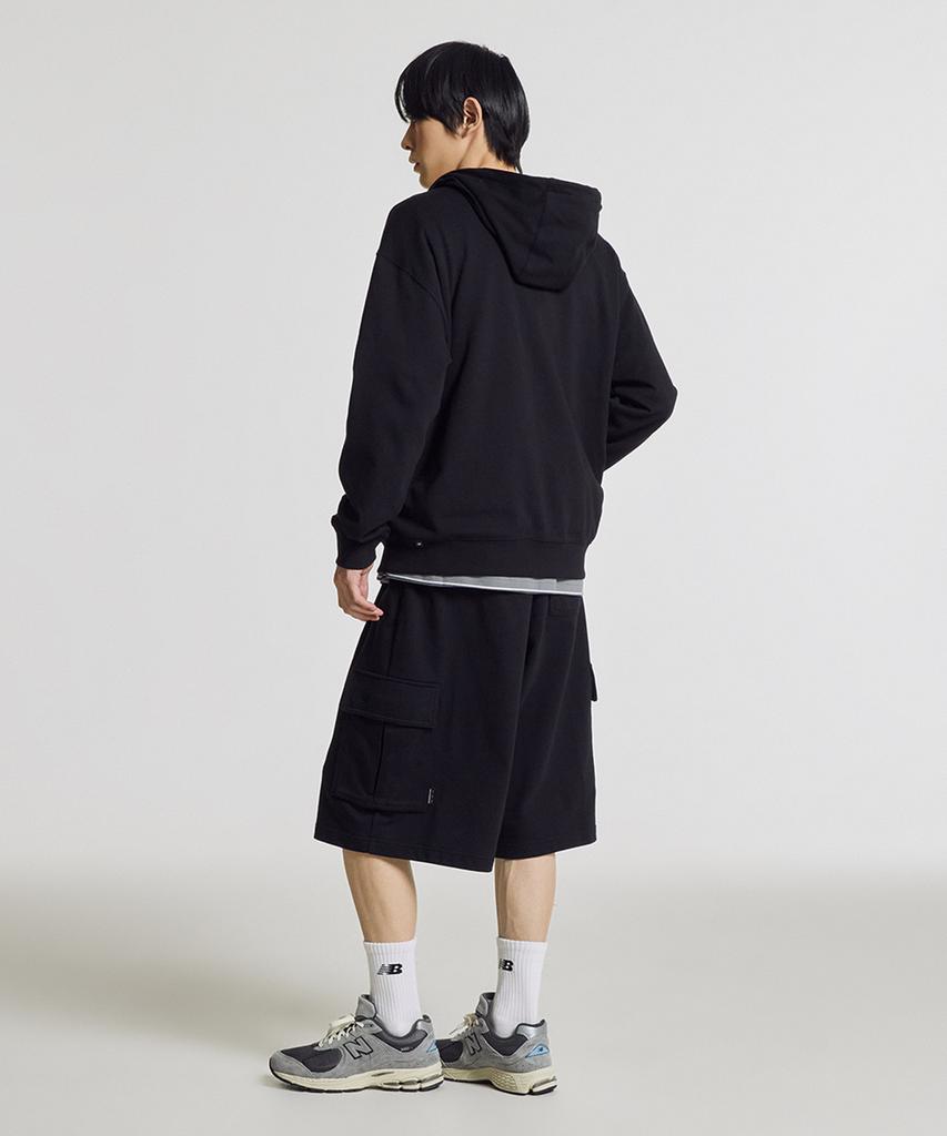 New Balance Nbmdg21403 / Унисекс Легкая Летняя Толстовка на Молнии Essential (черный)