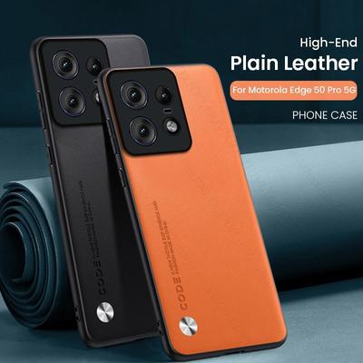 Роскошная задняя крышка из искусственной кожи для Motorola Moto Edge 50 Pro Edge50 Pro, матовый Мягкий силиконовый противоударный защитный чехол из ТПУ для Moto Edge 40 Neo 50pro