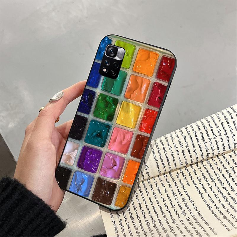 Цвета Красочная Коробка Чехол для Телефона Carcasa Funda для Xiaomi Redmi note 14 ProPlus 14 13 12 11 10 Pro 14S 12S 11S Redmi 14C 13C
