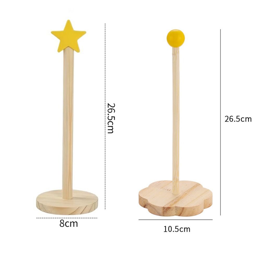 Дофаминовый держатель для петель для волос Деревянная подставка для демонстрации зажимов для волос Прочная стойка для хранения резинок для волос