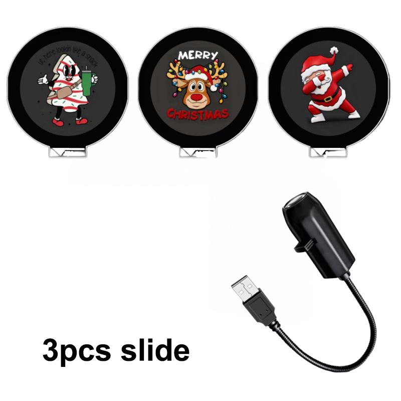 Лампа-проектор планет с прямым подключением через USB, Хэллоуин, Рождество, атмосферные огни, креативный светодиодный ночник для фона спальни