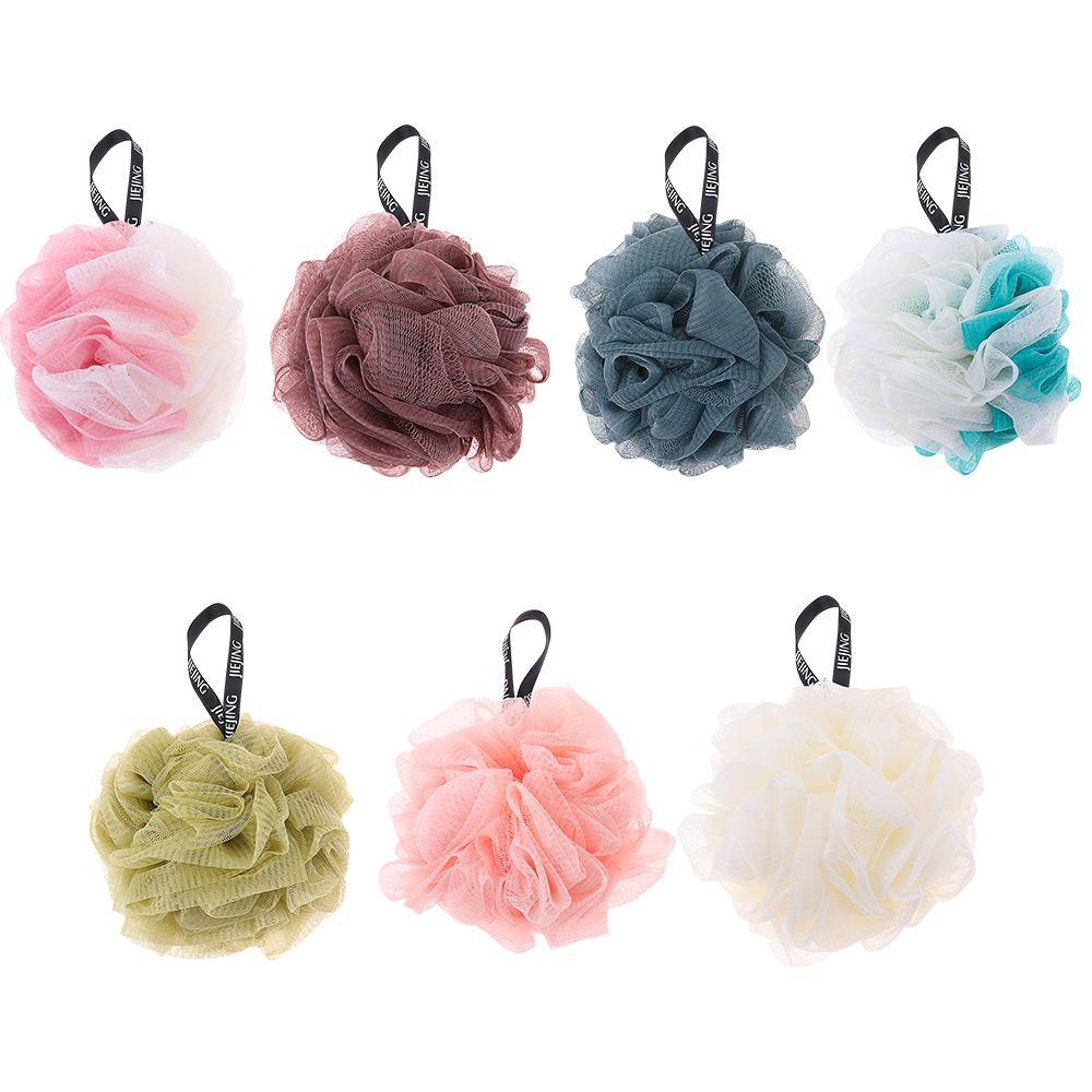 Cleaning Brush Body Exfoliate Wash Scrubbers Bathroom Supplies Sponge Balls Shower Puff Bath Ball