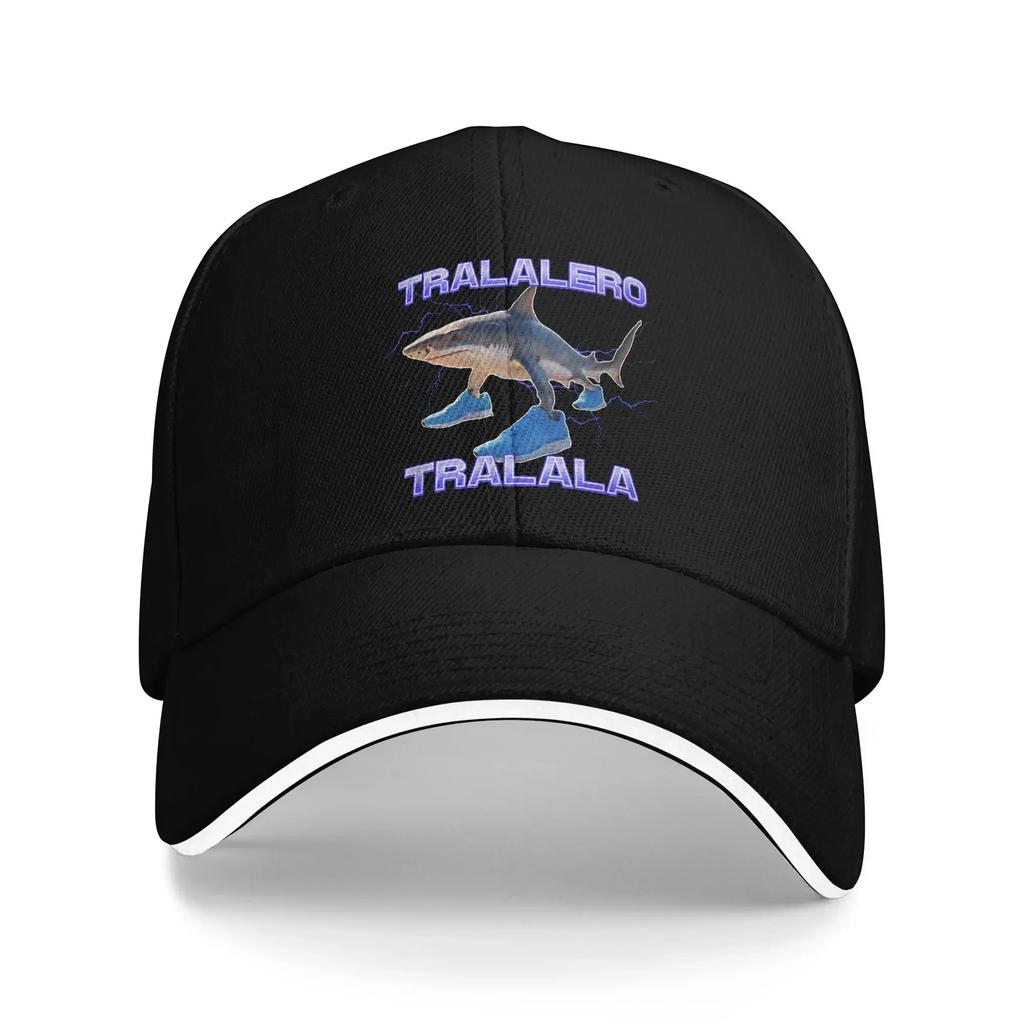 Унисекс Кепка Tralalero Tralala Смешной Мем Акула Весенние Итальянские Мозголомные Мемы Регулируемая Кепка Новая Бейсболка Солнцезащитные Кепки