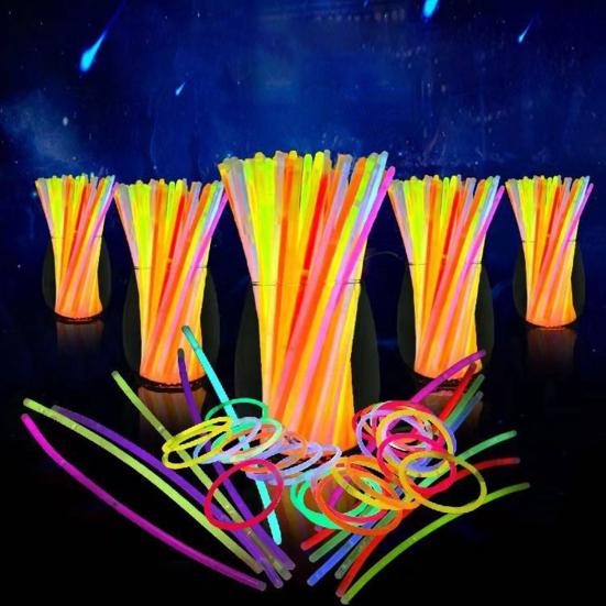 1 комплект светящихся декоративных палочек, трансформируемые носимые захватывающие аксессуары для светящихся ночных забавных палочек, игрушек