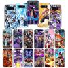 W-9 One Piece Oka Shichibukai Soft Black Case for iPhone 11 12 13 14 15 6 7 8 X XS Pro Max XR Samsung  S21 S22 S23 S24 FE Ultra S8 Plus