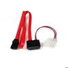Câble Adaptateur Slimline SATA Vers SATA - STARTECH - 50 Cm - Alimentation LP4 - Rouge - Disque Optique
