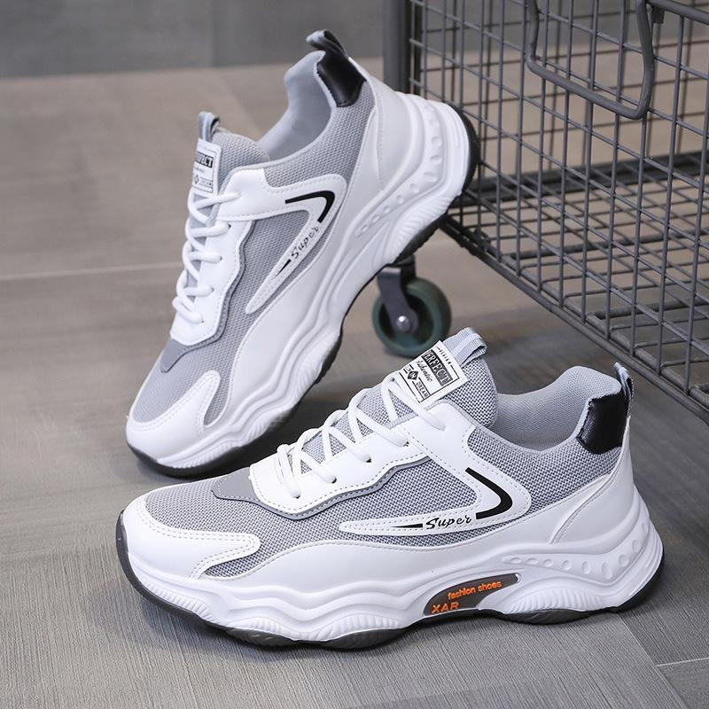 Сетчатые дышащие мужские кроссовки повседневные модные кроссовки для бега новые удобные спортивные кроссовки на платформе мужские теннисные туфли для мужчин