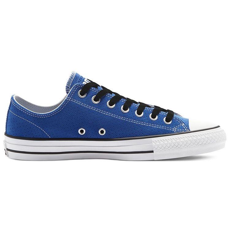 Converse Chuck Taylor All Star Pro Perforated Suede - Rush Blue Unisex Sneakers Black White 170066C