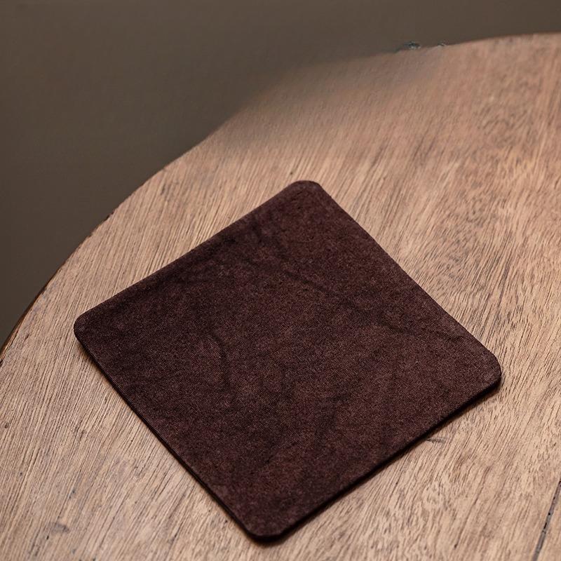 Холщовая тай-дай подставка для чайной чашки, абсорбирующая подставка для горшка, китайская ретро тканевая подставка против ожогов, подставка для сухого чая