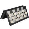 1 Set Checkers Durable Folded Plastic Chess Checkers Checkers Set Draughts for Kids Children Adults