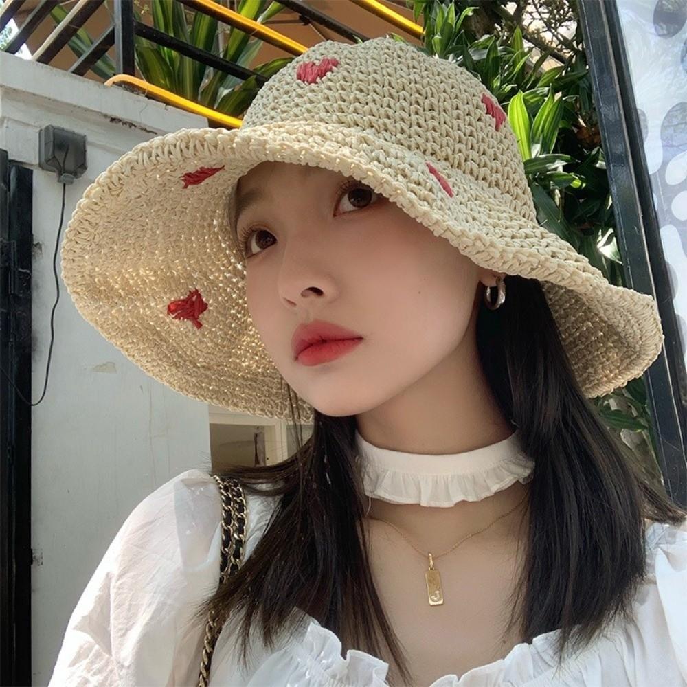 Sun Protection Women Sun Hat Breathable Beach Hat Fashion Fisherman Hat Summer