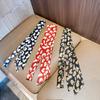 2025 Korean Style Polka Dot Scarf Necktie Headband Tied Hair, Women'S High-End Scarf, Autumn And Winter Thin Neck Protection Scarf, Long Strip