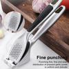 Yousheng Garlic Press Easy To Clean Use Heavy Duty Garlic Mincer Labor-Saving Handle Garlic Grinder Dishwasher Safe Kitchen Gadget
