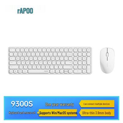 Беспроводной/Bluetooth Мультирежимный Комплект Клавиатура и Мышь Rapoo 9300S, 99 Клавиш