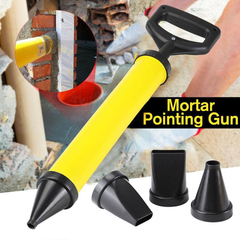 Пистолет для уплотнения, насос для цементной извести, распылитель раствора, аппликатор, инструменты для заполнения раствора с 4 насадками