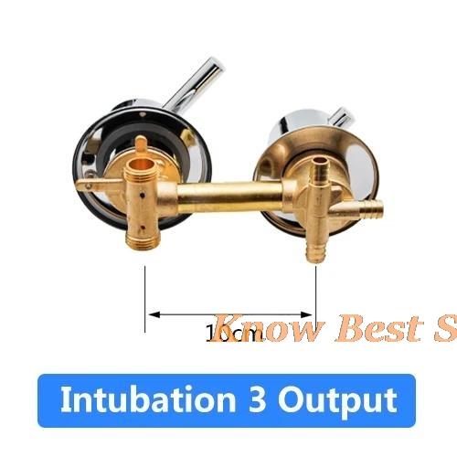 2/3/4/5 Ways Water Outlet Screw Thread Center Distance 10cm  Mixing Valve Brass Bathroom Shower Mixer Faucet Tap Cabin