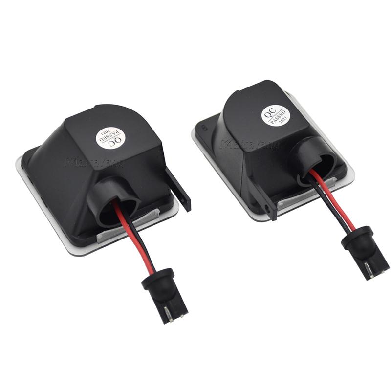 2x CANBUS LED Under Mirror Puddle Light For Ford Focus MK3 Mondeo MKIV MKV Kuga C-Max MK2 Escape S-Max Under Mirror Welcome Lamp