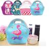 Childrens Insulated Food Cooler Bag With Rubber Construction For Travel And Picnic Use