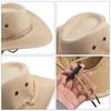 Beach Cap Western Cowboy Hat Wide Brim Beach Sunscreen Cap Cool Summer Sun Hat  Beach