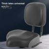 Bike Seat with Backrest Height Adjustable Latex Padded Cushion Tricycle Mountain Road Bicycle Back Support Saddle Replacement Bike Accessories