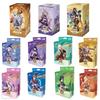 100% Оригинальная карта Genshin Impact Genius Invokation TCG Боевая карта Ху Тао Райдэн Сёгун Карточка из коллекции персонажей Детская игрушка Подарки