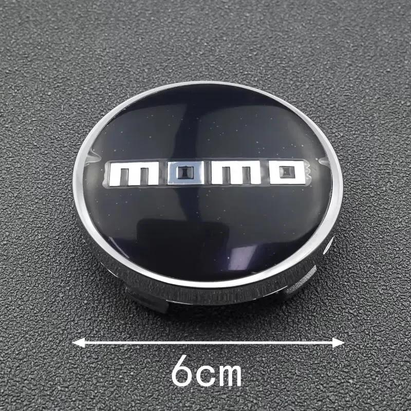 vdpc7 4pcs 56+60mm MOMO Emblem Universal Car Wheel Hub Center Cap Rim Cover Emblem Stickers For BMW Chevrolet Hyundai KIA Mitsubishi