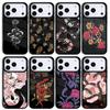 Snake Flower Phone Case For Apple iPhone 17 air 16 Pro Max 15 Pro Max 14 13 12 11 Mini Back Cover
