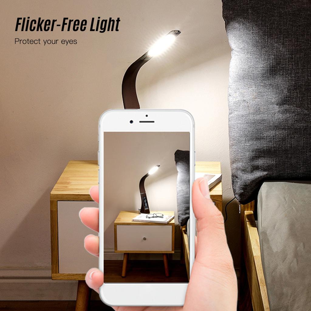 Multifunctional LED Desk Lamp Eye-Caring Table Lamp Adjustable Study Desk Light with Calendar