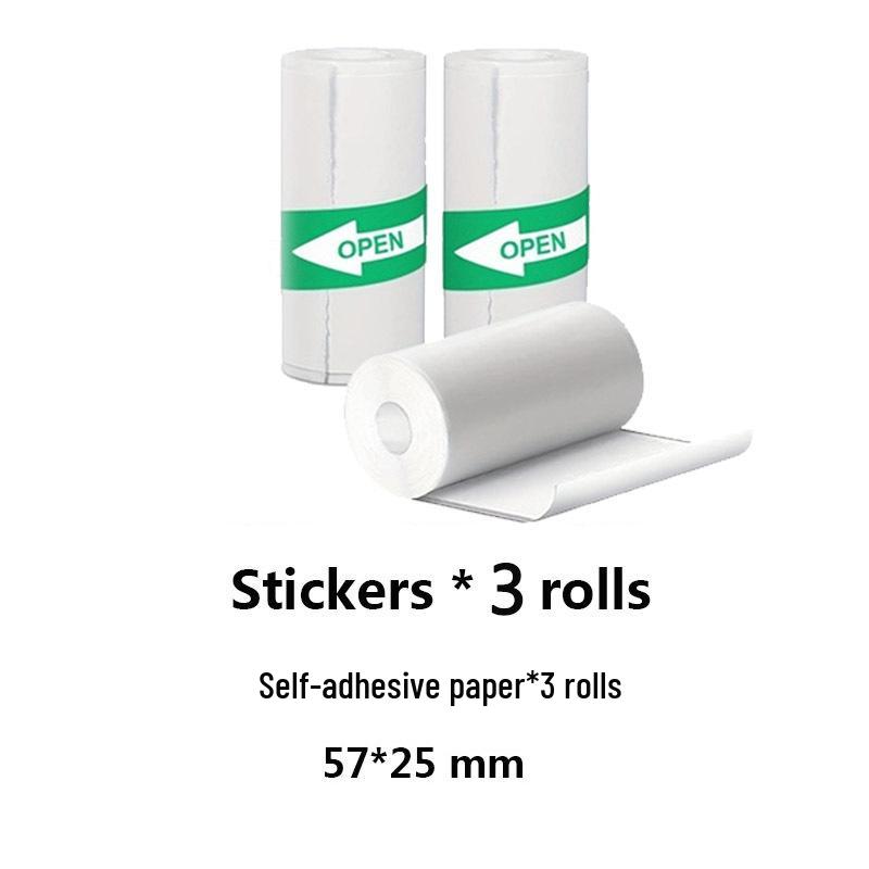 Mini Coreless Self-Adhesive Thermal Printer Paper for Cash Register and Photo Labels