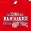 Винтажная футболка DETROIT RED WINGS PRO PLAYER 90-х 2XL nhl хоккей на льду мичиган