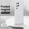 Матовые чехлы для телефонов с магнитной беспроводной зарядкой Magsafe для Samsung S25 S24 S22 S23 Ultra S24 S25 Plus Ударопрочный чехол