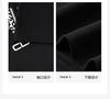 Men's Spring/Summer Letter Logo Plush Short-Sleeved T-Shirt