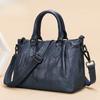 Genuine Leather Vintage Handbag for Women Top-grain Cowhide Fashionable Single-shoulder Crossbody Bag for Women